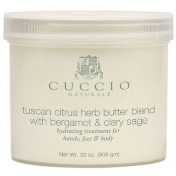 CUCCIO Masło do dłoni stóp i ciała bergamotka citrus 908ml   